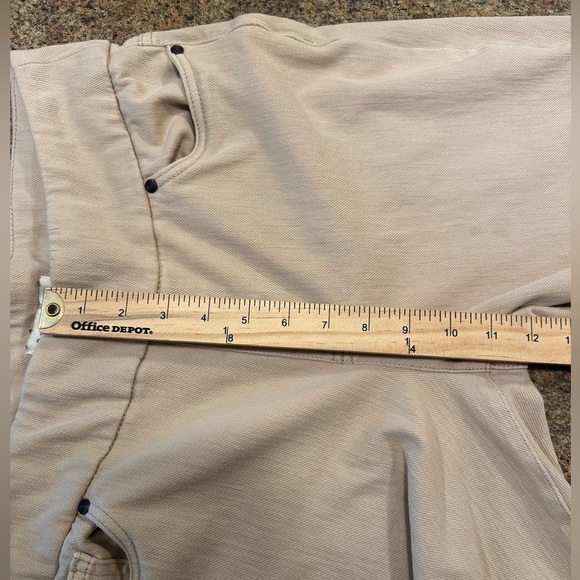 Coldwater Creek Pants Size 14 Light Beige Pull on Wide Elastic Waistband - Picture 11 of 15